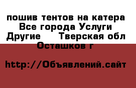    пошив тентов на катера - Все города Услуги » Другие   . Тверская обл.,Осташков г.